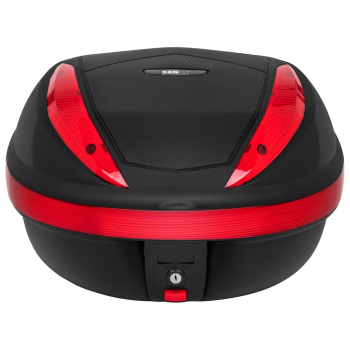 Kufer bagażnik centralny motocyklowy na 1 kask z płytą montażową 38 l