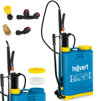 Opryskiwacz rozpylacz ciśnieniowy plecakowy ręczny do ogrodu dł. węża 120 cm 16 l