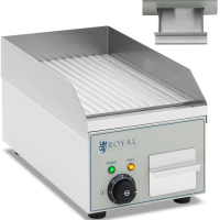 Grill elektryczny płyta grillowa ryflowana pojedyncza 360 x 250 mm 2000 W