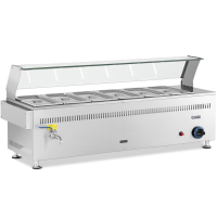 Bemar podgrzewacz wodny gazowy 0.02 bar 3300 W 6x GN 1/3