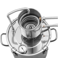 Destylator destylarka ze stali nierdzewnej z termometrem alkoholomierzem 20 l