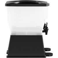 Dyspenser dozownik do soków napojów lemoniady z kranem plastikowy podwójny 2x 9.3 l