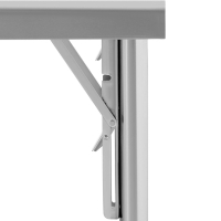 Stół cateringowy laboratoryjny składany STAL 100 kg 120 x 60 cm