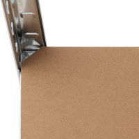 Regał magazynowy metalowy 4 półki 320 kg 80 x 40 x 160 cm szary