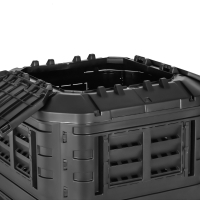 Kompostownik modułowy do ogrodu na odpadki organiczne 90 x 90 x 169 cm 1260 l