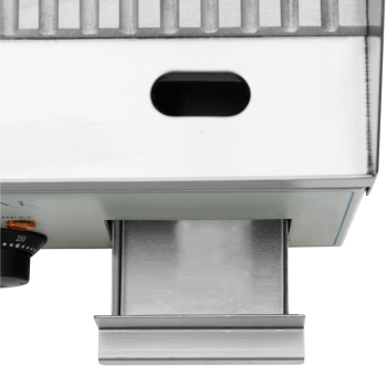 Grill elektryczny płyta grillowa ryflowana pojedyncza 360 x 250 mm 2000 W