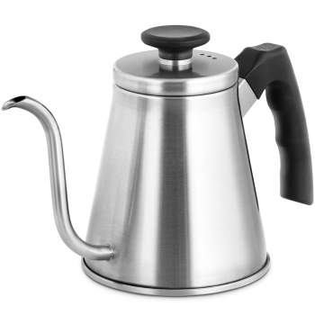 Czajnik gęsia szyja ze stali nierdzewnej do kuchenki indukcyjnej 0.8 l srebrny