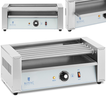 Podgrzewacz grill rolkowy do parówek hot-dogów - 5 rolek 500 W