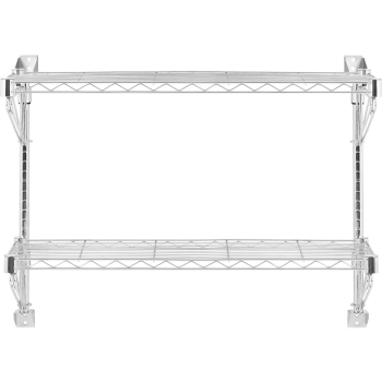 Półka druciana ścienna podwójna do 60 kg 90 x 35 x 60 cm
