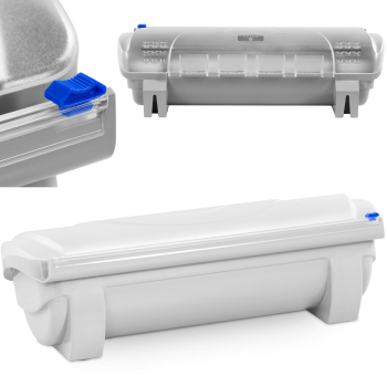 Dyspenser dozownik podajnik do folii spożywczej śr. 15 x 48 cm szary