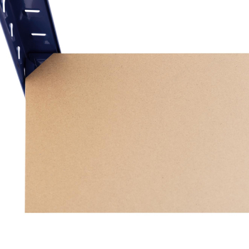Regał magazynowy metalowy 5 półek 875 kg 90 x 40 x 180 cm niebieski