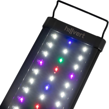 Lampa oświetlenie LED do akwarium wzrostu roślin pełne spektrum 78 diod 60 cm 18 W