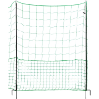Siatka elektryzująca ogrodzenie ochronne hodowlane dla kur drobiu 1,25 x 25 m