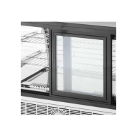 Witryna chłodnicza do ekspozycji żywności lada cukiernicza 130L - Hendi 233214