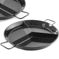 Patelnia do paelli emaliowana dzielona na 3 części śr. 43 cm - Hendi 622766