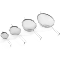 Sito sitko kuchenne stalowe nierdzewne gęste śr. 200mm  - HENDI 638705