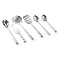 Łyżka do serwowania sałatek ze stali nierdzewnej Profi Line dł. 300 mm - Hendi 721407