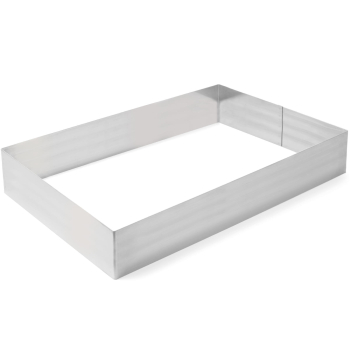 Rant cukierniczy do ciasta tortu PROSTOKĄT 55x35cm  - HENDI 512470