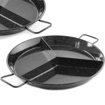 Patelnia do paelli emaliowana dzielona na 3 części śr. 43 cm - Hendi 622766