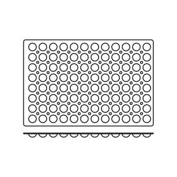 Foremki silikonowe nieprzywierające do pieczenia SEMI-SPHERE 600x400mm Hendi 676325