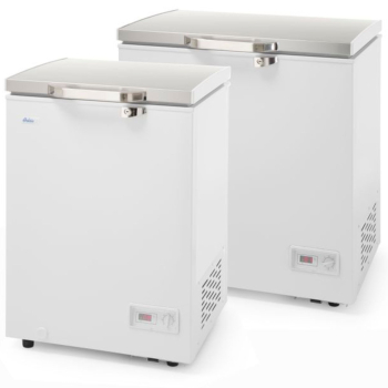 Zamrażarka skrzyniowa klapowa energooszczędna klasa A+ 105 W 93 l - Hendi 235904