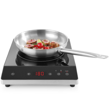 Kuchenka indukcyjna przenośna 1 pole grzewcze OBLIQUE śr. 26 cm 2000 W 230 V - Hendi 239452