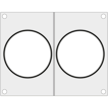Matryca forma do zgrzewarki CAS CDS-01 na dwa pojemniki na zupę śr. 115 mm - Hendi 805367