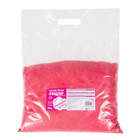 Kolorowy smakowy cukier do waty cukrowej czerwony o smaku truskawkowym 5kg