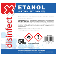 ETANOL - Alkohol etylowy skażony DISINFECT 70% 5L