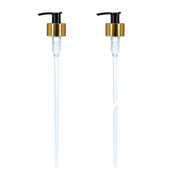 Dozownik dyspenser z pompką do mydła żelu transparentny 28/410 300ml