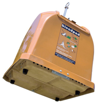 Kontener pojemnik laminatowy na odpady śmieci BIO odpadki spożywcze - brązowy 2.1 m3