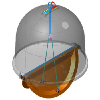Kontener pojemnik laminatowy na odpady śmieci BIO odpadki spożywcze - brązowy 2.1 m3