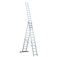 DRABINA ALUMINIOWA 3-ELEMENTOWA 897CM 13+13+13 SZCZEBLI