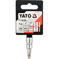 KLUCZ TRZPIENIOWY TORX 1/4'' T30 37MM