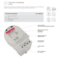 STYCZNIK MODUŁOWY E.MC.220.4.25.4NO 4P 25A 4NO