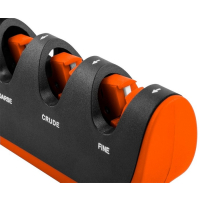 OSTRZAŁKA DO NOŻY I NOŻYCZEK Z REGULACJĄ KĄTA OSTRZENIA