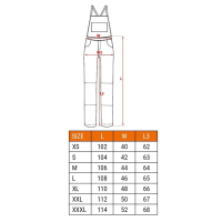 OGRODNICZKI ROBOCZE NAVY ROZMIAR L