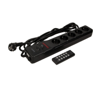 PRZEDŁUŻACZ 5-KROTNY STEROWANY PILOTEM 3X1,5MM2, 1,5M