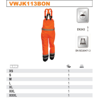 SPODNIE OCHRONNE OGRODNICZKI OCIEPLANE ROZ.M