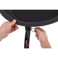 PALENISKO OGRODOWE STALOWE Z RUSZTEM 56CM