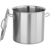 GARNEK WYSOKI Z POKRYWKĄ ZE STALI NIERDZEWNEJ 30X30 21L