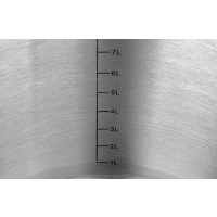 GARNEK WYSOKI Z POKRYWKĄ ZE STALI NIERDZEWNEJ 30X30 21L