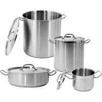 GARNEK WYSOKI Z POKRYWKĄ ZE STALI NIERDZEWNEJ 40X30 37.7L