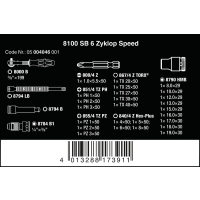 ZESTAW KLUCZY NASADOWYCH 3/8'' ZYLKOP, 29 CZ.