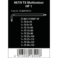 ZESTAW KLUCZY TRZPIENIOWYCH Z FUNKCJĄ PRZYTRZYMYWANIA MULTI