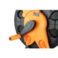 WÓZEK NA WĄŻ OGRODOWY,TWORZYWO, DO 60 M WĘŻA 1/2''