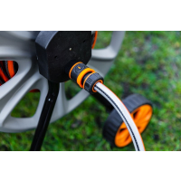 WÓZEK NA WĄŻ OGRODOWY,METALOWY,DO 60 M WĘŻA 1/2''