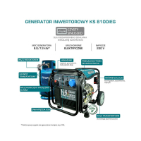 AGREGAT INWENTOROWY 8.0 KW BEZNYNA/GAZ