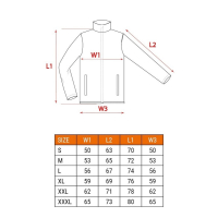 BLUZA ROBOCZA CAMO NAVY, ROZMIAR S