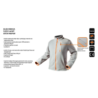 BLUZA POLAROWA SZARA , ROZMIAR M